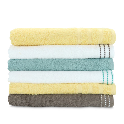 12 Pack Luxury Hotel Bath Towels 27x52 High Quality Soft Ring Spun