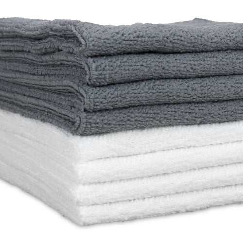 Elite Pearl Hospitality Washcloths, (Bulk Case of 300), 12x12 in., Whi