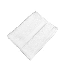 Elite Pearl Hospitality Hand Towels (Case of 120), 16x27in., White Blended Cotton