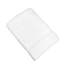 Elite Pearl Hospitality Bath Towels (Case of 24), 24x48 in. or 24x50 in., White Blended Cotton