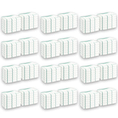 Bulk Case of 144 Windowpane Stripe Kitchen Towels, Cotton, 15 x 25 in., Six Stripe Colors