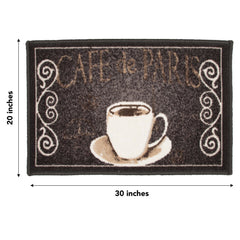 Sloppy Chef Printed Kitchen Area Rug, 20x30, Non-Skid Latex Backing, Design Options