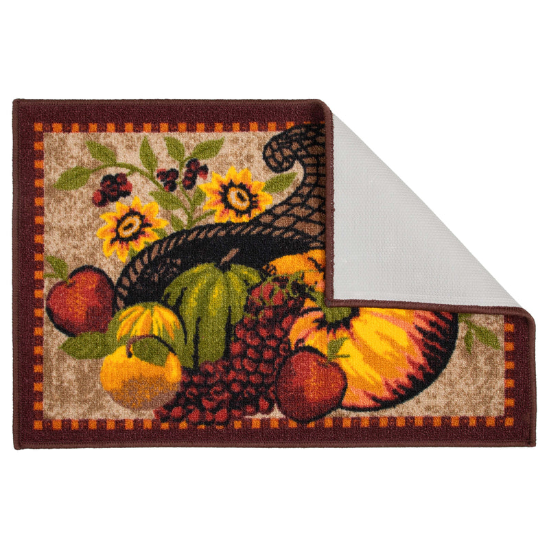 Sloppy Chef Printed Kitchen Rug, 18 x 30 in, Non-Skid Latex Backing, Design Options