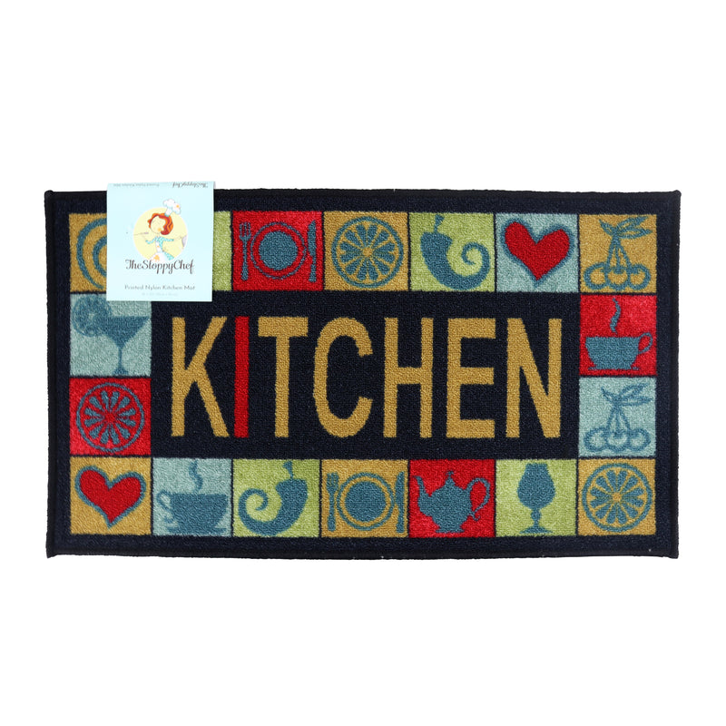 Sloppy Chef Printed Kitchen Rug - 18 x 30 in - Kitchen Design