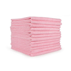 12 Pack of Microfiber Cleaning Cloths: 12 x 12, Color Options