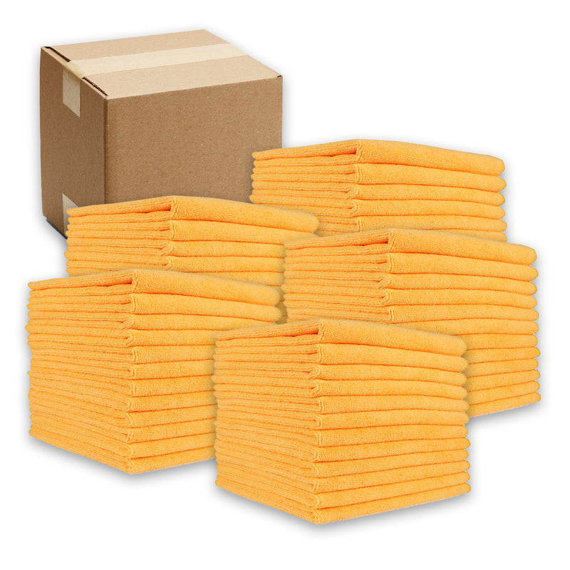Case of 240 Microfiber Cleaning Cloths - 12 x 12 - Color Options - All Purpose Cloth