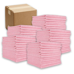 Case of 240 Microfiber Cleaning Cloths - 12 x 12 - Color Options - All Purpose Cloth