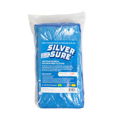 Silversure Antimicrobial-Treated Cleaning Cloths - 12 Pack - 12 x 12, or Bulk Cases of 240 cloths