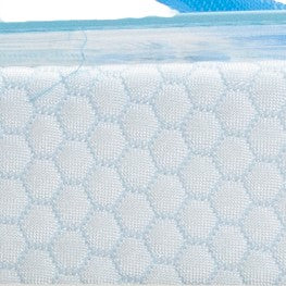 Cooling Waterproof Mattress Pad, Hypo-allergenic, Quilted Honeycomb Microfiber Top Layer, 18” Deep Fitted Skirt, Bed Size Options