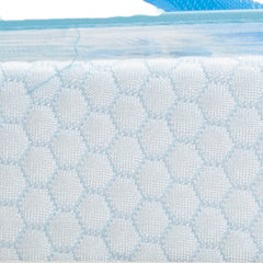 Cooling Waterproof Mattress Pad, Hypo-allergenic, Quilted Honeycomb Microfiber Top Layer, 18” Deep Fitted Skirt, Bed Size Options