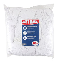 White Premium T-Shirt Cleaning Towels - Packaging Size Options - Quality Multi-Purpose Rags