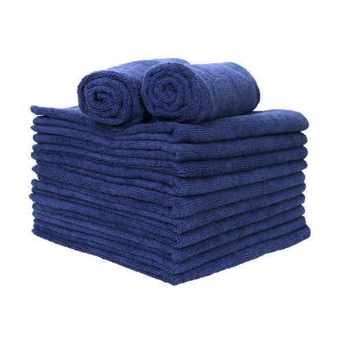 12 Pack of Microfiber Hand Towels- 16 x 27- Navy