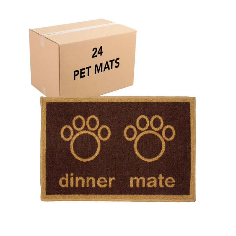 Pet Feeding Mat Dog Cat Food Bowl Mat Absorbent Non-Slip Dog Water