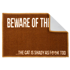Pet Bowl Mat for Dog Owners, Funny Decorative Design 