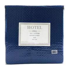 Hotel Blankets (Case of 6), Cotton, Solids & Yarn-Dyed Assorted Stripes, Twin, Full-Queen & King Sizes, Trending Colors