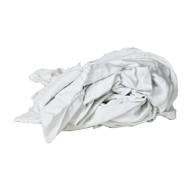 Reclaimed Flannel White Polishing Cloths - Packaging & Size Options