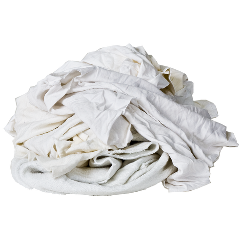 Pure white jersey cotton rags new(Standard Size), New White Cotton Rags