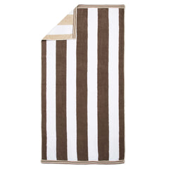 Aston and Arden Striped Reversible Oversized Thick Beach Towel, CASE of 8 Towels, (35x70 in., 600 GSM)