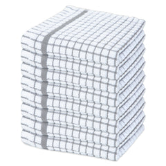 Classic Checkered Dishcloth 8-Pack, Cotton, Five Color Options, Size 13x13 in., Buy an 8-Pack or a Bulk Case of 384