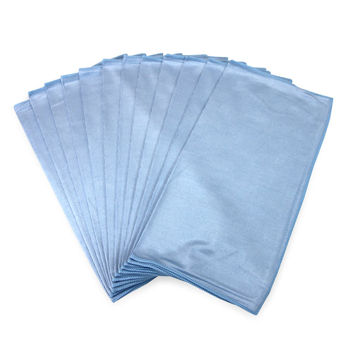 Shiny Glass Cleaning Cloths - 16 x 16 - Color Options - 270 GSM