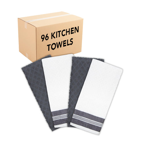 Kitchen Towels 2 Pack White & Tan Stripes Hand Dish Drying Towel FREE  SHIPPING