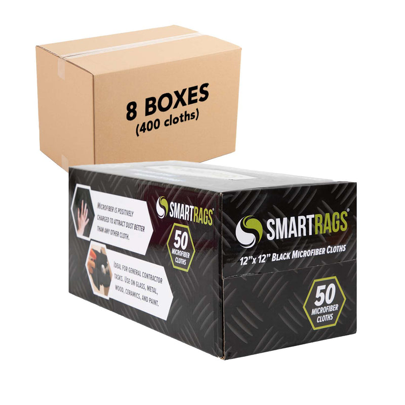 Box of 50 Microfiber SmartRags: 12 x 12, Color Options