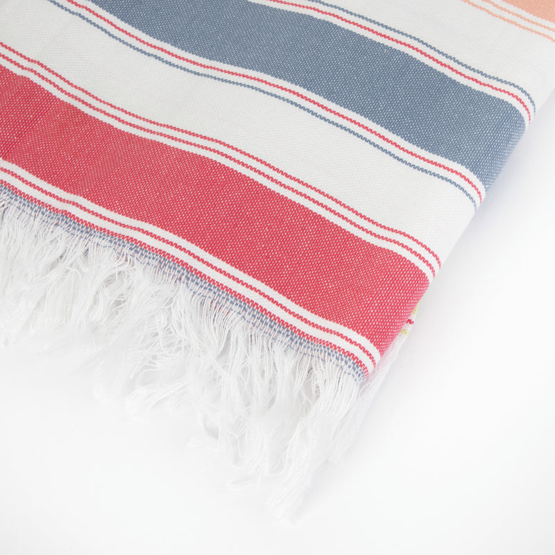 Sand Free Turkish Beach Towel 35 x 75 in., Color Striped Options • Cotton • Buy One or in Bulk