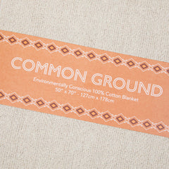 Common Ground Cotton Throw Blankets (Case of 12), Herringbone Pattern, 50 x 70 Inch, Color Options