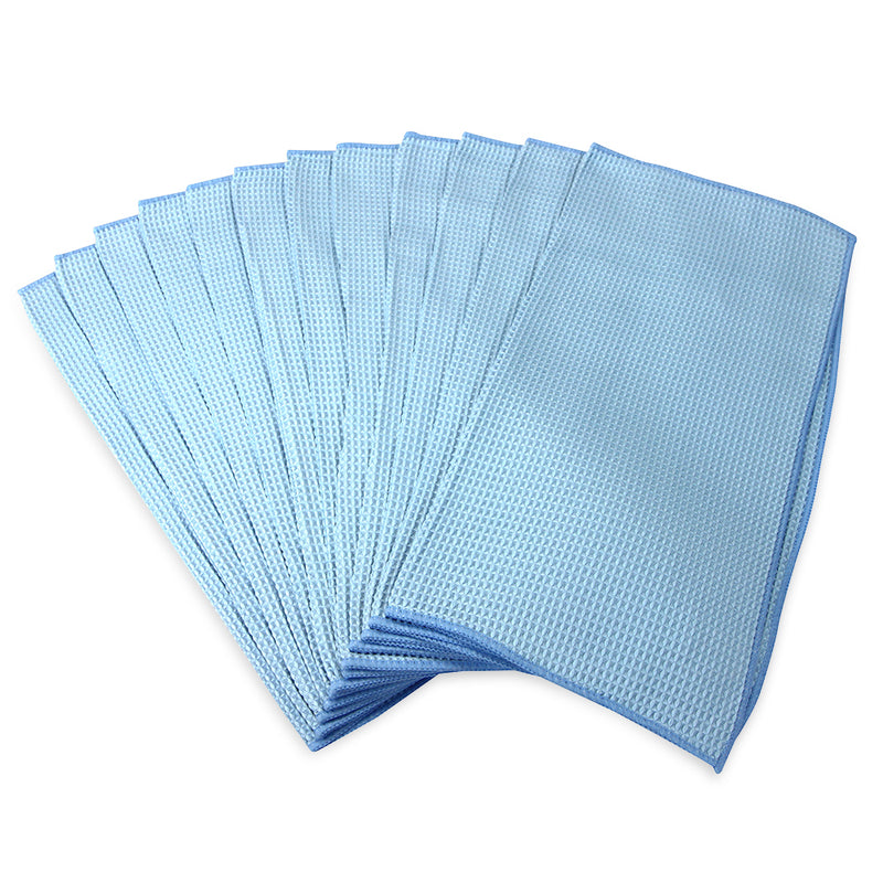 Microfiber Dish Cloths With Scrubber - 12 Pack (Scratch Free) — Microfiber  Wholesale