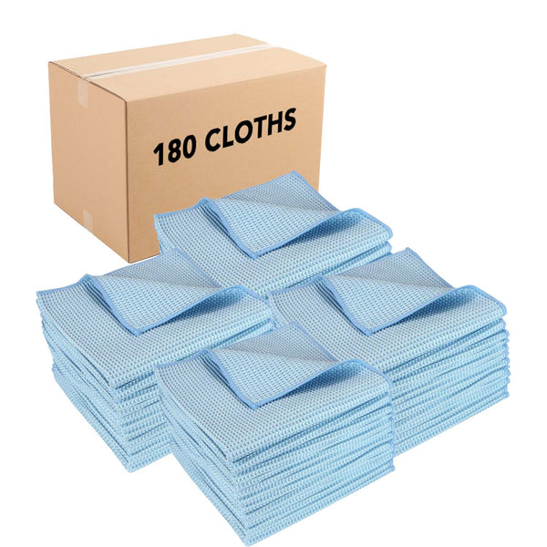 SilverSure Antimicrobial-Treated Cleaning Cloths - 12 Pack - 12 x 12, or Bulk Cases of 240 Cloths, Size: Case of 240, Blue