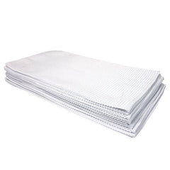 Case of 180 Waffle Textured Microfiber Cleaning Cloths: 16 x 16, Color Options