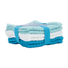 Campbell Ramsay Washcloth Sets, 6-Pack Sets, Cotton, 12x12 in., Six Color Combos, Mixed Assortment, Buy a Case of 36 Sets