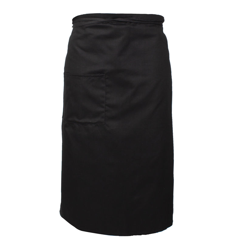 Bistro Aprons, 30x33 inches, Check Pocket, Adjustable Ties, 3 Colors, 65/35 Poly/Cotton, Buy a 12-Pack or a Bulk Case of 48
