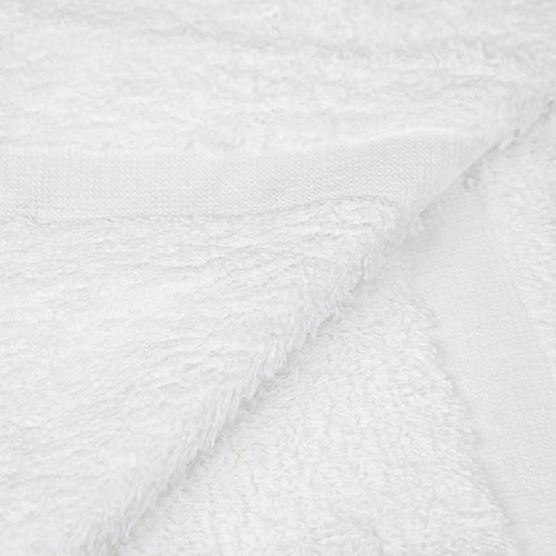 Admiral Hospitality Bath Towels 12-Pack, 24x48 in. or 24x50 in., White Blended Cotton - 24 x 48