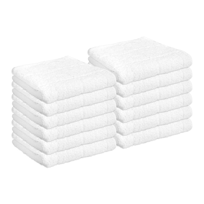 Cook’s Cotton Dishcloths, Windowpane Stripes on White, 5 Color Combos, Buy a 12-Pack or a Bulk Case of 144