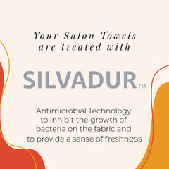 Bleach-Safe Microfiber Salon Towels with Silvadur™ Antimicrobial Treatment, 16x27, Black, Buy a 12-Pack or a Bulk Case of 192