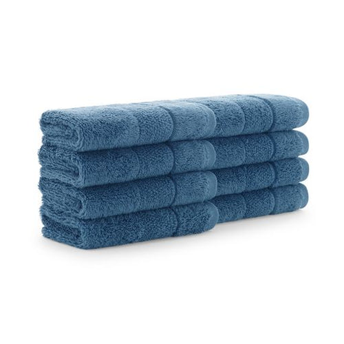 Resort Collection Soft Bath Towels | 28x55 Luxury Hotel Plush & Absorbent Cotton Bath Towel Large [4 Pack, White]